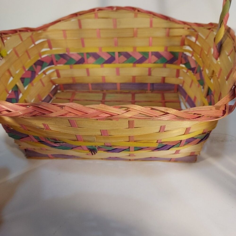 Easter Baskets (4) vintage woven - Picture 14 of 16
